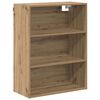 vidaXL Hoge kast met lade Artisan Eiken 69,5 x 34 x 180 cm