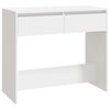 vidaXL Wandtafel 89x41x76,5 cm bewerkt hout wit