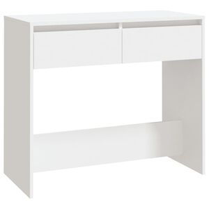 vidaXL Wandtafel 89x41x76,5 cm bewerkt hout wit