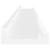 vidaXL Wandschappen 2 st 80x9x3 cm hoogglans wit