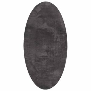 vidaXL Tapijt HUARTE Antraciet 80 x 150 cm 100% Polyester
