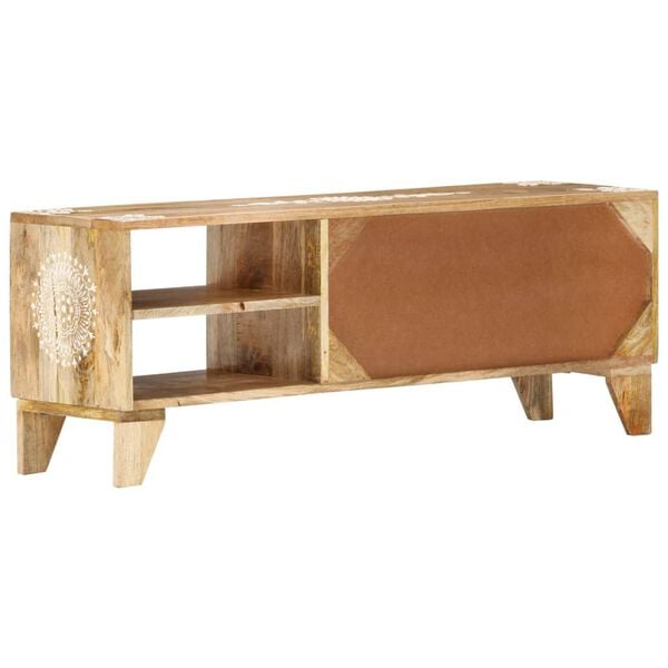 vidaXL Tv-meubel 110x30x40 cm massief mangohout