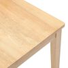 vidaXL Eetkamerstoelen 2 st massief hout rubber