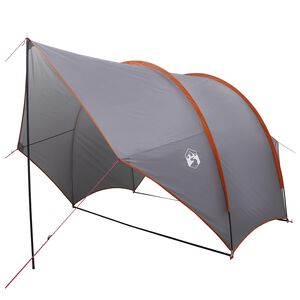 vidaXL Tailgate Luifel Waterdicht Grijs en Oranje 405 x 280 x 220 cm