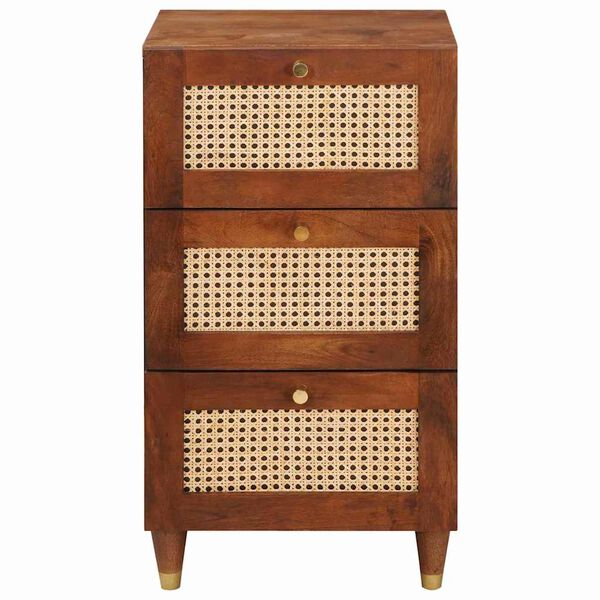 vidaXL Dressoir Bruin 40 x 33.5 x 75 cm Bamboe en massief mango hout