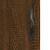 vidaXL Hoge kast 69,5x34x180 cm bewerkt hout bruin eikenkleur