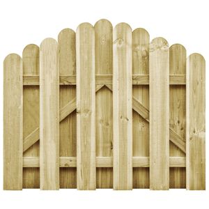 vidaXL Poort 100x75 cm groen ge&iuml;mpregneerd grenenhout