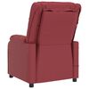 vidaXL Massagestoel kunstleer wijnrood