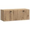 vidaXL Wandbeugel TV-kast 78,5 x 31 x 30 cm Artisanaal eiken