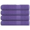 vidaXL Handdoeken FROGN 4 st 100x200 cm 360 g/m&sup2; paars