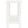 vidaXL Werkbank 140x50x80 cm massief grenenhout wit
