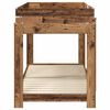 vidaXL Bunk Bed voor Kinderen Oudhout 100 x 190 cm Bewerkt hout