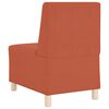 vidaXL Modulaire Bankeenheid Armlos Oranje 55 x 74 x 82 cm Katoen Stof