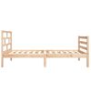 vidaXL Bedframe massief hout 75x190 cm