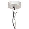 vidaXL Hanglamp industrieel vintage rond 25 W E27 31 cm zilverkleurig