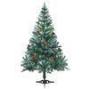 vidaXL Kunstkerstboom met 150 LED Groen 150 cm PVC en Staal