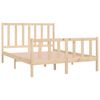 vidaXL Bedframe massief hout 140x190 cm