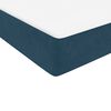 vidaXL Boxspring met matras fluweel donkerblauw 80x220 cm