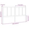 vidaXL Hoofdbord 155,5x4x100 cm massief grenenhout