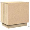vidaXL Nachtkastje 2 pcs Sonoma Eiken 50 x 34,5 x 50 cm. Bewerkt hout