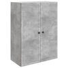 vidaXL Wandkast Betongrijs 66 x 34,5 x 90 cm Bewerkt hout