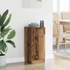 vidaXL Dressoir Oudhout 30 x 30 x 70 cm Bewerkt hout