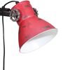 vidaXL Vloerlamp 25 W E27 25x25x90/140 cm verweerd rood