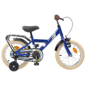 vidaXL Kinderfiets 12 Inch voor 2-4 jaar oud Donkerblauw