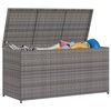 vidaXL Tuinbox 120x50x60 cm poly rattan grijs
