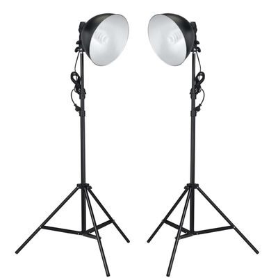 vidaXL Fotostudioset met studiolamp, achtergrond en reflector
