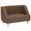 vidaXL Hondenbank 60x37x39 cm linnen bruin