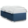 vidaXL Bedframe zonder matras 90x200 cm stof blauw