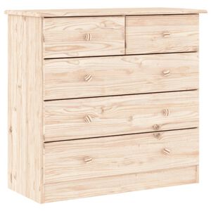 vidaXL Ladekast ALTA 77x35x73 cm massief grenenhout