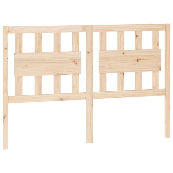 vidaXL Hoofdbord 125,5x4x100 cm massief grenenhout