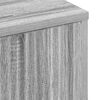 vidaXL Dressoir Grijs Sonoma 69,5 x 33 x 82 cm Bewerkt hout