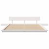 vidaXL Bedframe Wit 140 x 200 cm Hout