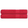 vidaXL Saunahanddoeken FROGN 2 st 80x200 cm 360 g/m&sup2; rood