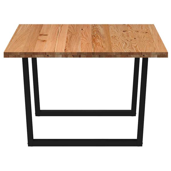 vidaXL Eettafel rechthoekig 180x120x74 cm massief eikenhout