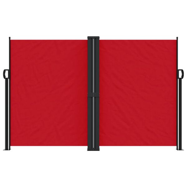 vidaXL Windscherm uittrekbaar 160x600 cm rood