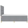vidaXL Boxspringbed met matras Lichtgrijs 140 x 190 cm Stof