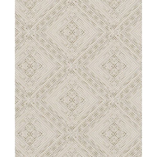 Noordwand Behang Topchic Tone On Tone Diamonds metallic beige