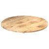 vidaXL Tafelblad rond 25-27 mm 60 cm massief mangohout