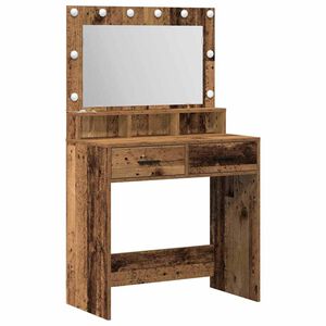 vidaXL Plafondtafel Oudhout 79 x 41 x 135 cm Bewerkt hout