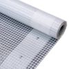 vidaXL Leno dekzeil 260 g/m&sup2; 4x10 m wit