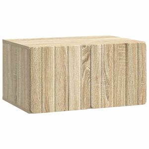 vidaXL Wandbeugel TV-kast 59,5 x 41 x 30 cm Sonoma Eiken Bewerkt hout