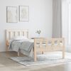 vidaXL Bedframe massief hout 90x190 cm