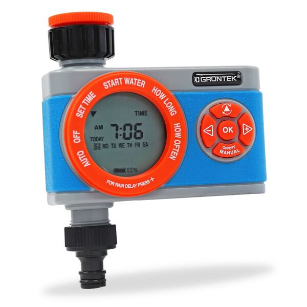 GR&Uuml;NTEK Watertimer digitaal met weergavescherm