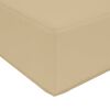 vidaXL Buiten Zitkussen Beige 40 x 40 x 8 cm 100% Polyester