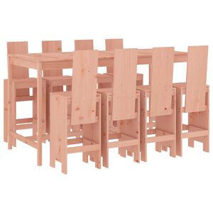 vidaXL 9-delige Tuinset massief douglashout