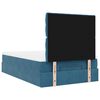 vidaXL Ottoman bed met matrassen en LED's 120x190cm fluweel
